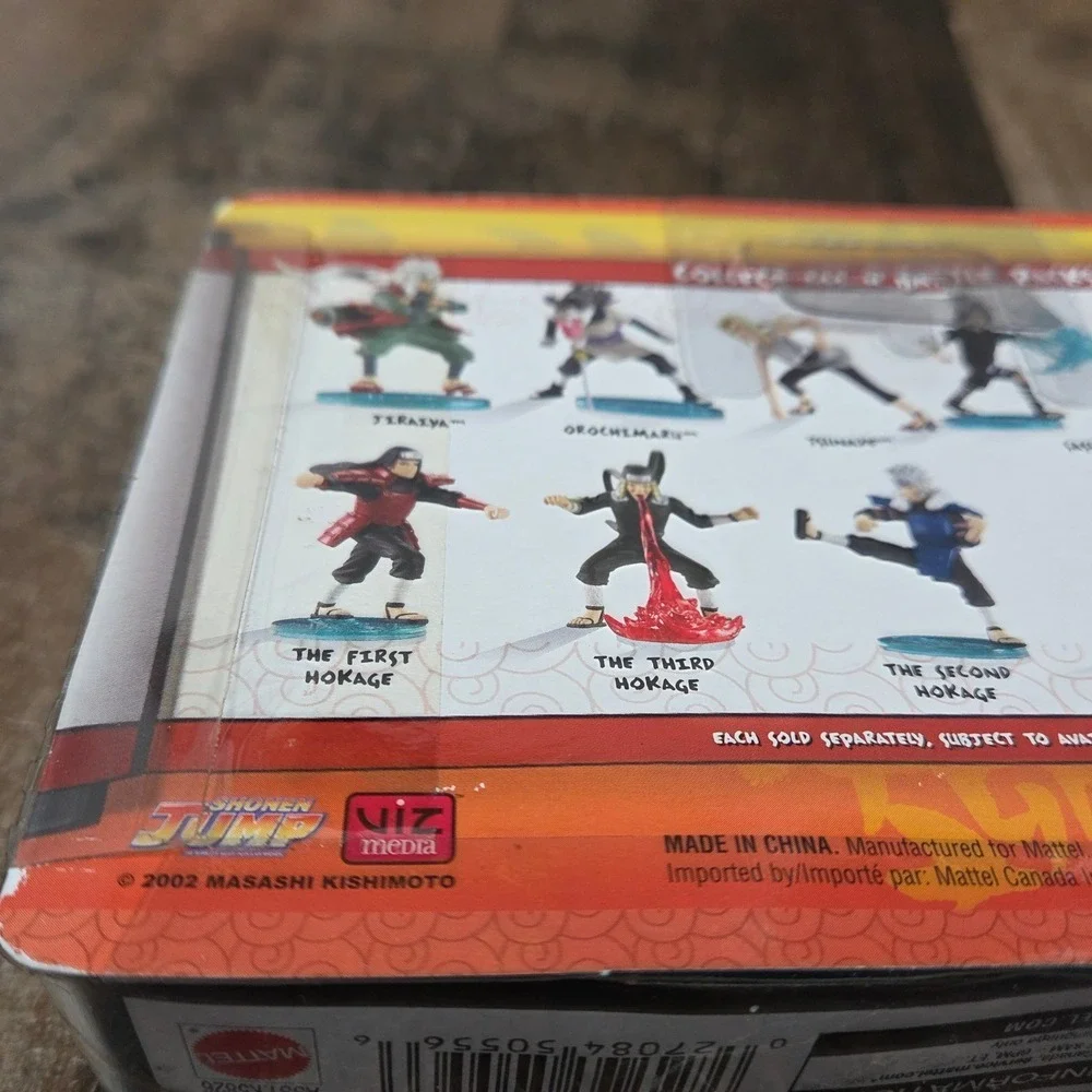 Mattel Naruto Itachi vs Sasuke Kakashi Poseable Action Figure Set‎ 2007 NIB